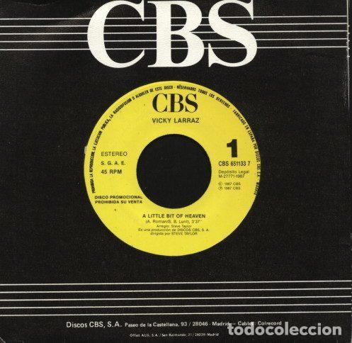 Dischi in vinile: Vicky Larraz &ndash; A Little Bit Of Heaven (Vinyl, CBS CBS 651133 7)