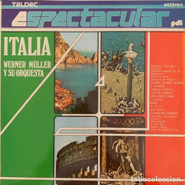 Vinyl records: Werner M&uuml;ller Y Su Orquesta &ndash; Italia Espectacular (Vinyl, PDI 30.1270)