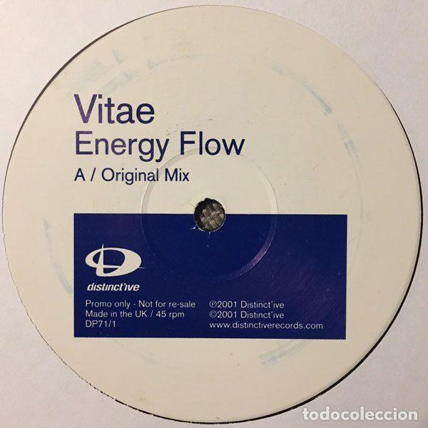Discos de vinilo: Vitae &ndash; Energy Flow (Vinyl, Distinctive Records DP 71/1) - Foto 2