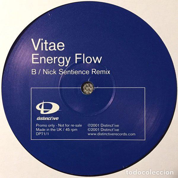 Discos de vinilo: Vitae &ndash; Energy Flow (Vinyl, Distinctive Records DP 71/1) - Foto 3