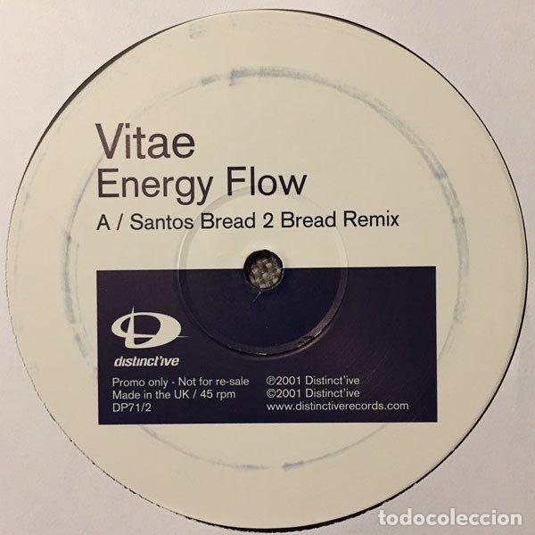 Discos de vinilo: Vitae &ndash; Energy Flow (Vinyl, Distinctive Records DP 71/1) - Foto 4