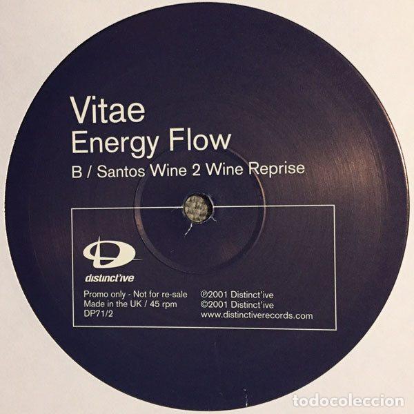 Discos de vinilo: Vitae &ndash; Energy Flow (Vinyl, Distinctive Records DP 71/1) - Foto 5