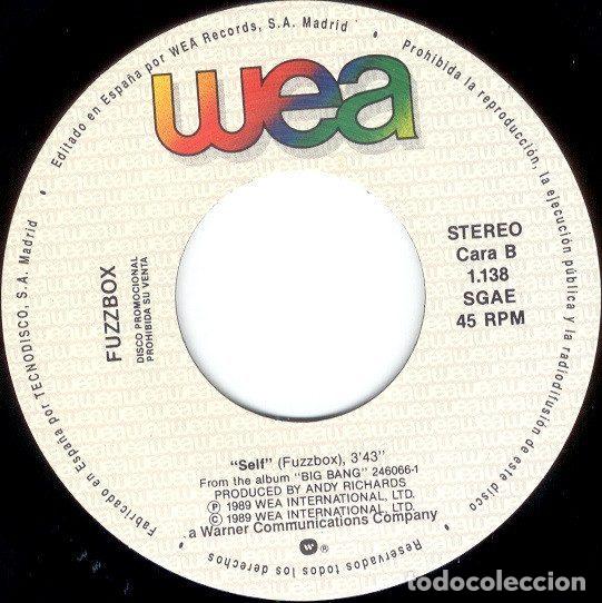 Discos de vinilo: Fuzzbox &ndash; Self (Vinyl, WEA 1.138) - Foto 4