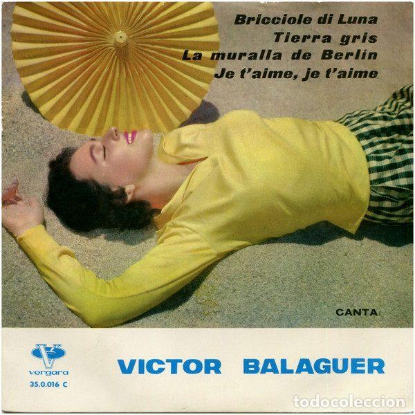 Discos de vinilo: Victor Balaguer &ndash; Bricciole Di Luna (Vinyl, Vergara 35.0.016 C)