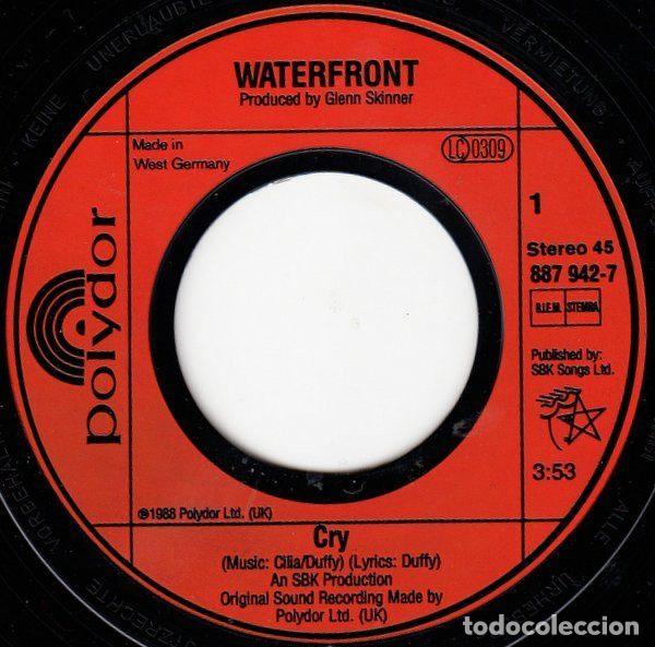Discos de vinilo: Waterfront &ndash; Cry (Vinyl, Polydor 887 942-7) - Foto 3
