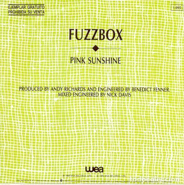 Discos de vinilo: Fuzzbox &ndash; Pink Sunshine (Vinyl, WEA 1.095) - Foto 2