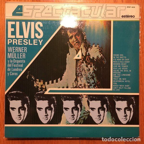 Disques de vinyle: Werner M&uuml;ller And The London Festival Orchestra And Chorus &ndash; Elvis Presley (Vinyl, Telefunken...