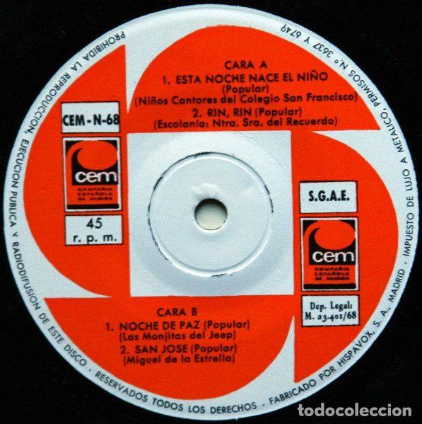 Discos de vinilo: Various &ndash; Navidad 1968 (Vinyl, CEM CEM-N-68) - Foto 4