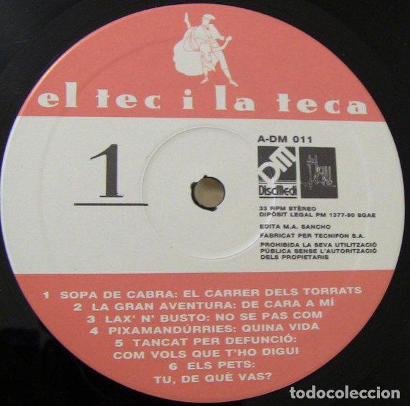 Discos de vinilo: Various &ndash; El Tec I La Teca 2 (Vinyl, DiscMedi Blau A-DM 011) - Foto 3
