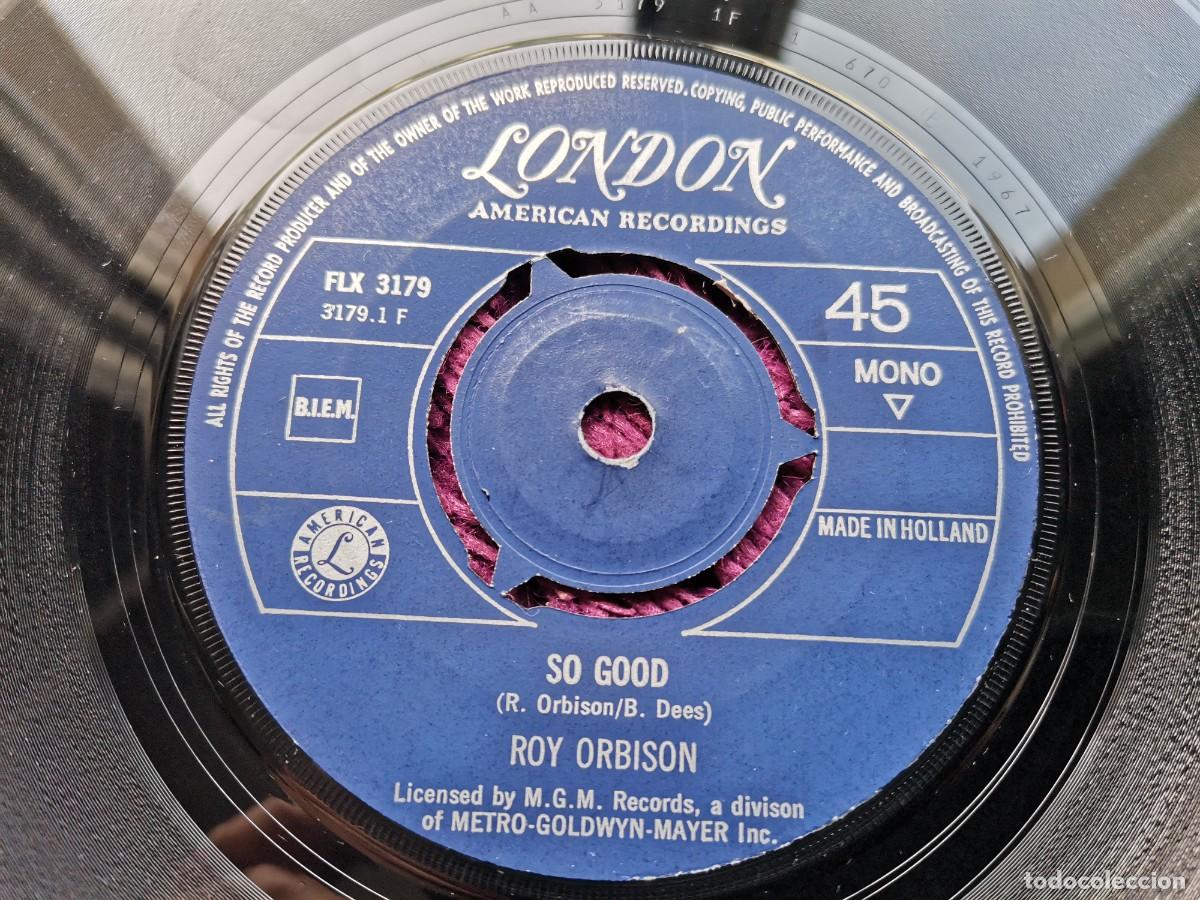 Discos de vinilo: Roy Orbison &ndash; So Good Vinilo 7&rdquo; Single 1966 Netherlands FLX 3179