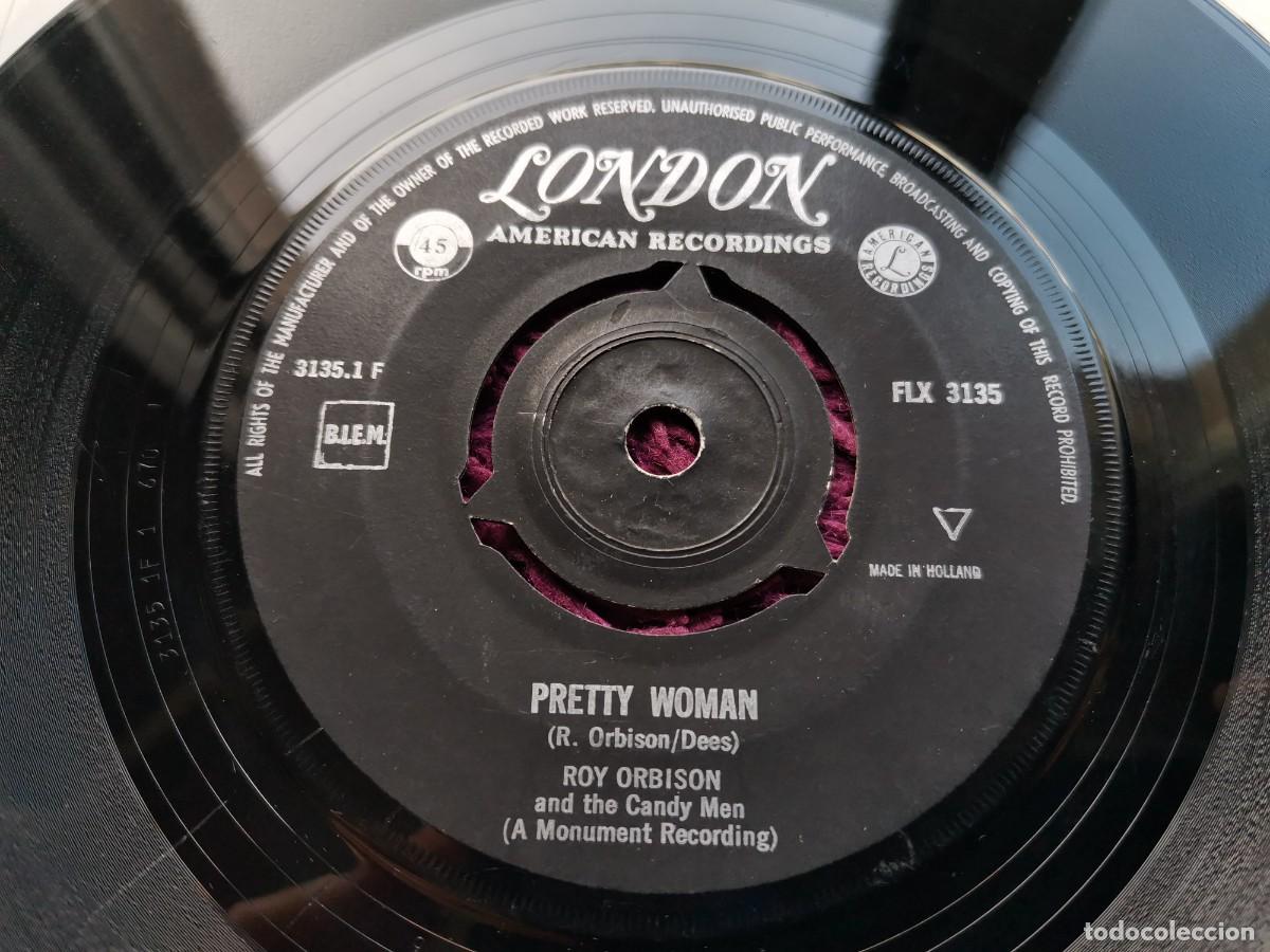 Discos de vinilo: Roy Orbison &ndash; Pretty Woman Vinilo 7&rdquo; Single 1964 Netherlands FLX 3135