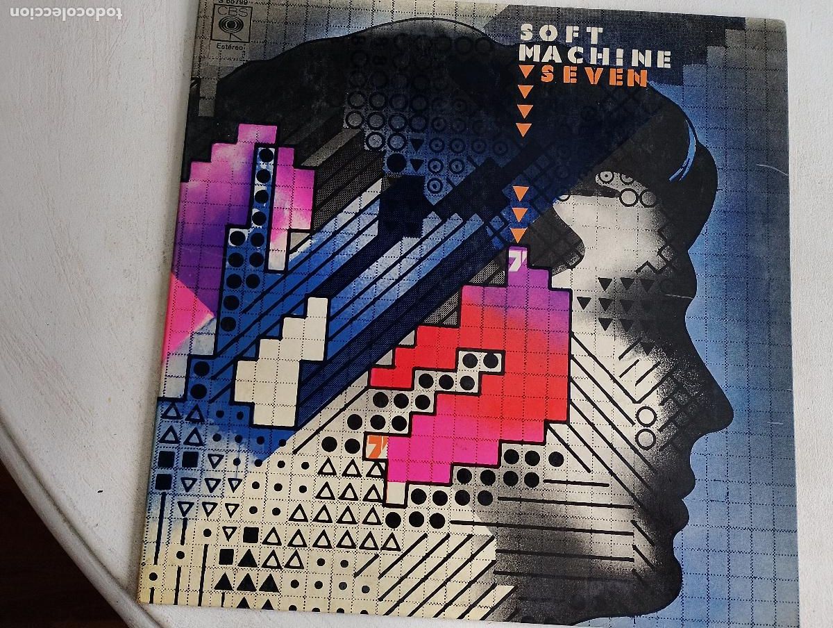 Discos de vinilo: Soft Machine &ndash; Seven, ed espa&ntilde;ola,1973, doble portada primera edicion.Jazz-Rock, Fusion, Prog Rock