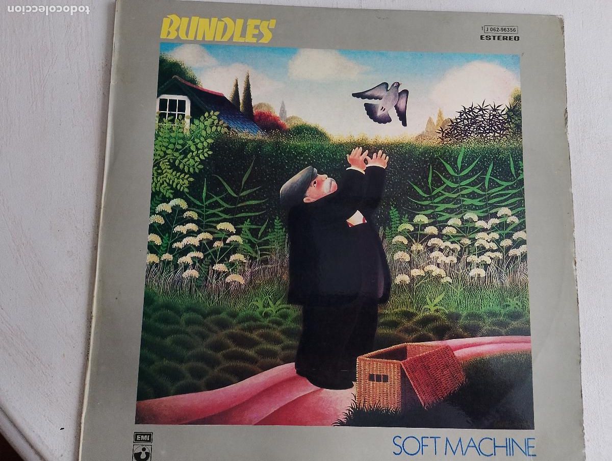 Discos de vinilo: Soft Machine &ndash; Bundles, ed espa&ntilde;ola 1975, Jazz, Rock Progresivo, primera edicion espa&ntilde;ola