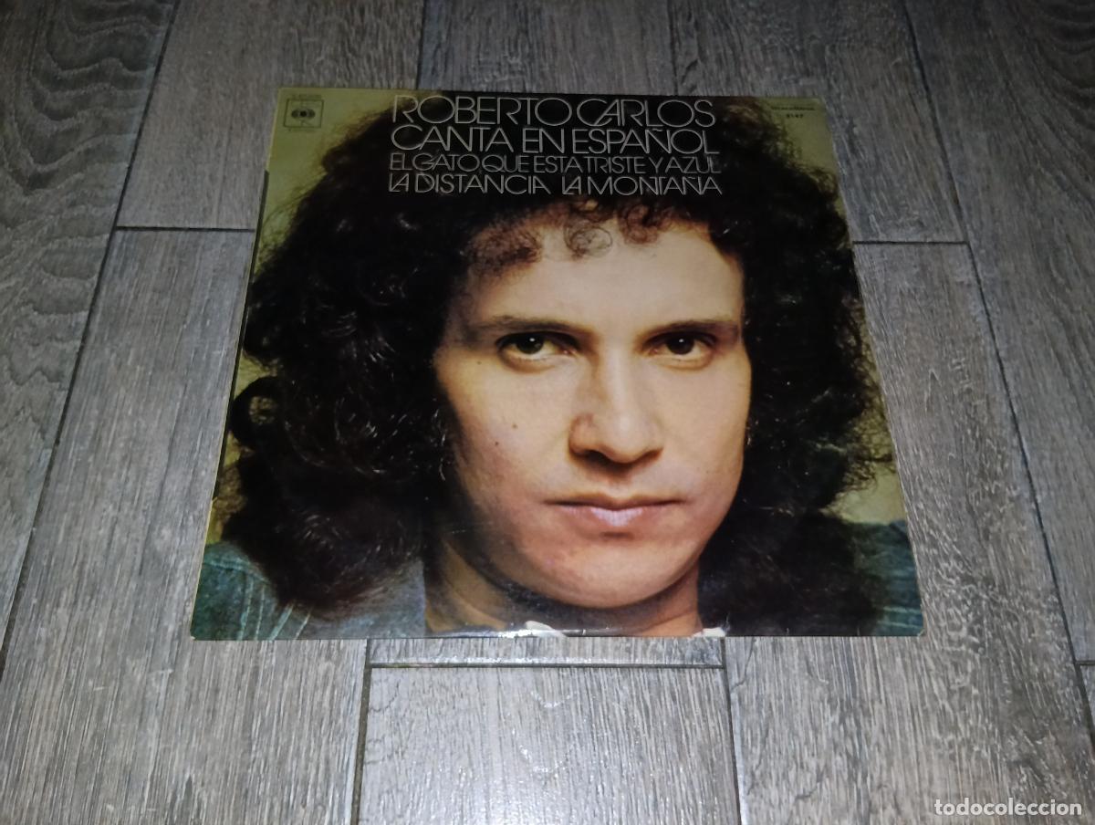 Discos de vinilo: Disco Vinilo LP LP Vinilo Roberto Carlos Canta en Espa&ntilde;ol (CBS) - El Gato que est&aacute; triste y azul...