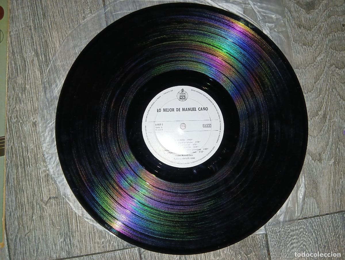Discos de vinilo: Disco Vinilo LP Lo Mejor de Manuel Cano - Foto 4