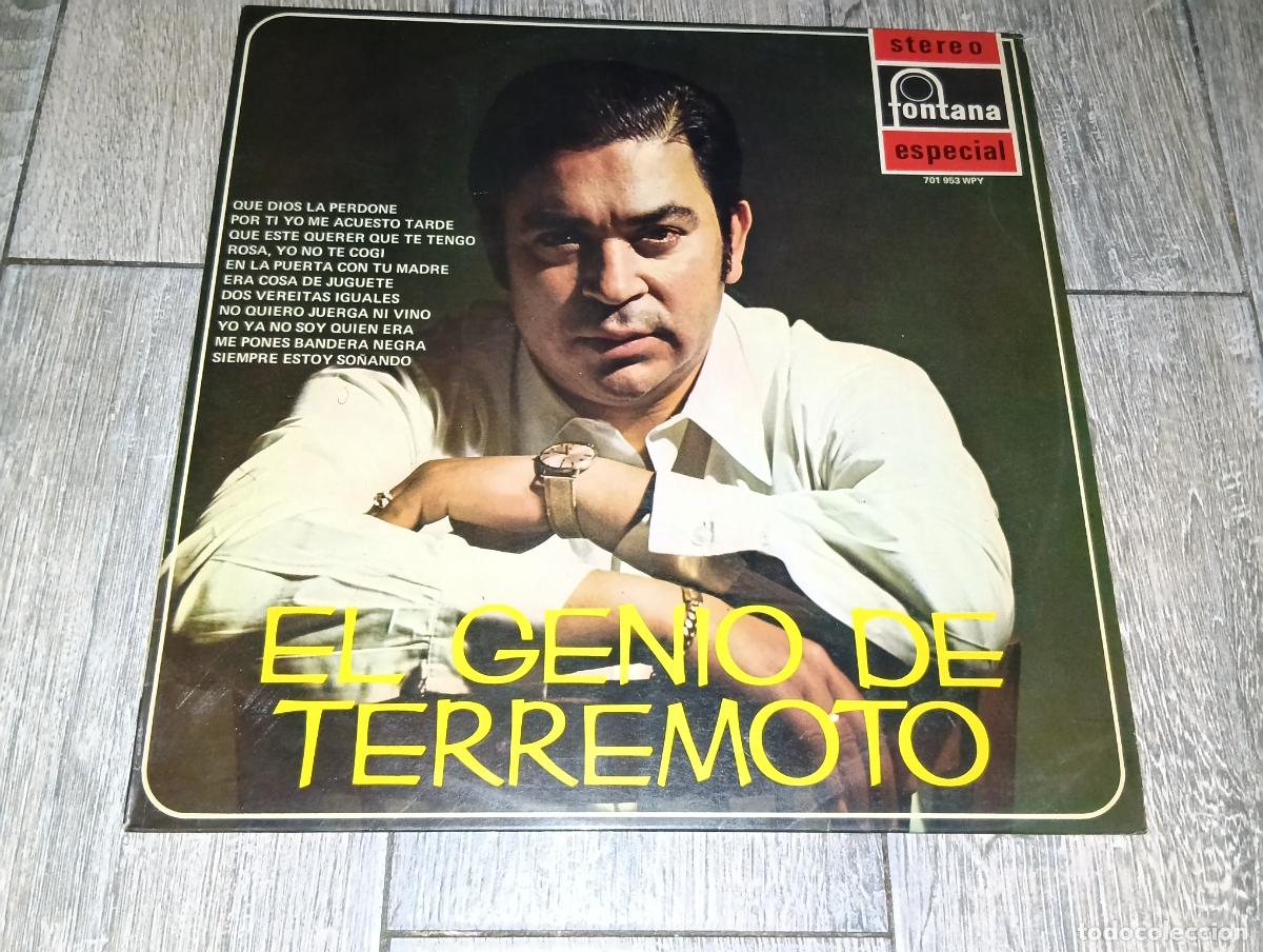 Discos de vinilo: Disco Vinilo LP ​LP Vinilo Flamenco - El Genio de Terremoto (Fontana Especial Guitarra Manuel Moren