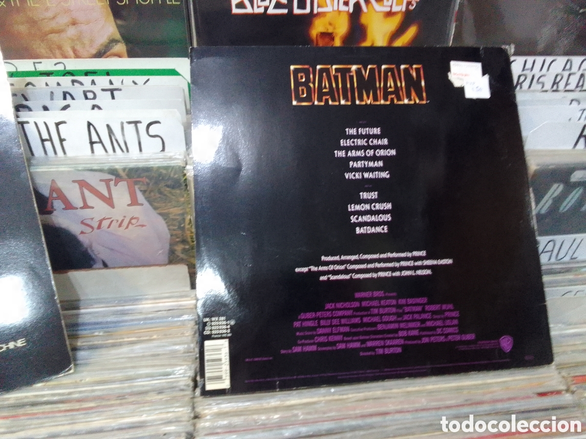 Discos de vinilo: Lp Prince batman banda sonora - Foto 2
