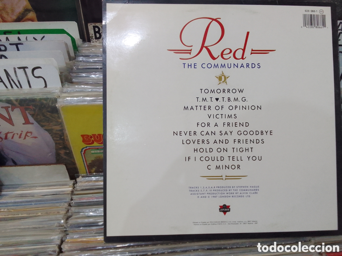 Discos de vinilo: Red communards,lp red - Foto 2
