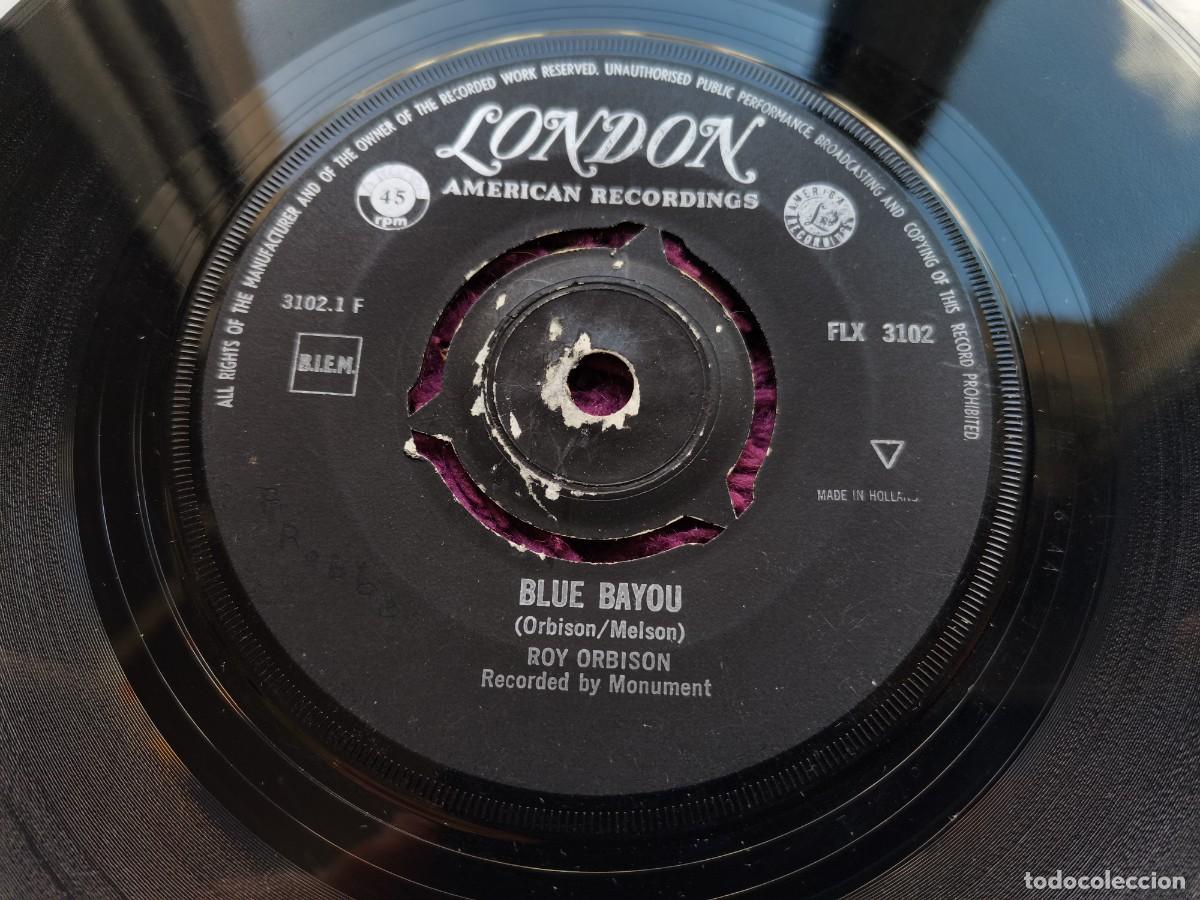 Discos de vinilo: Roy Orbison &ndash; Blue Bayou Vinilo 7&rdquo; Single 1963 Netherlands FLX 3102