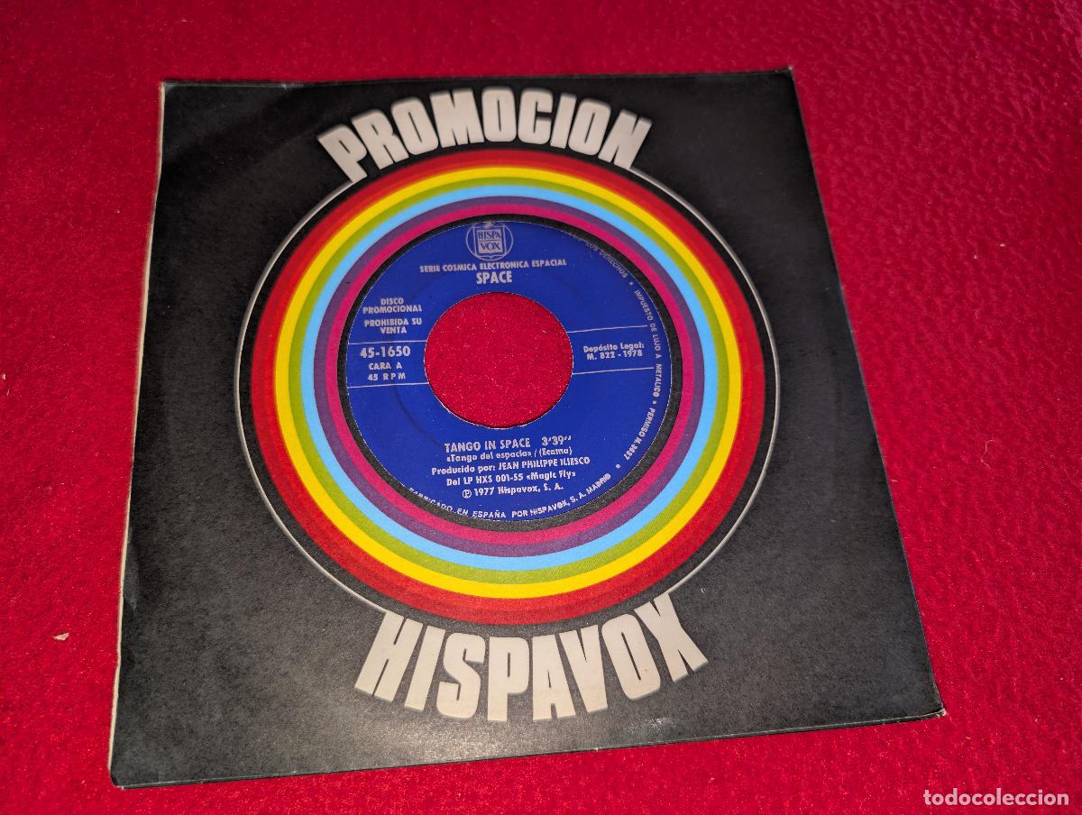 Discos de vinilo: SPACE Tango in space 7'' SINGLE 1978 Hispavox PROMO UNA CARA SPAIN ESPA&Ntilde;A