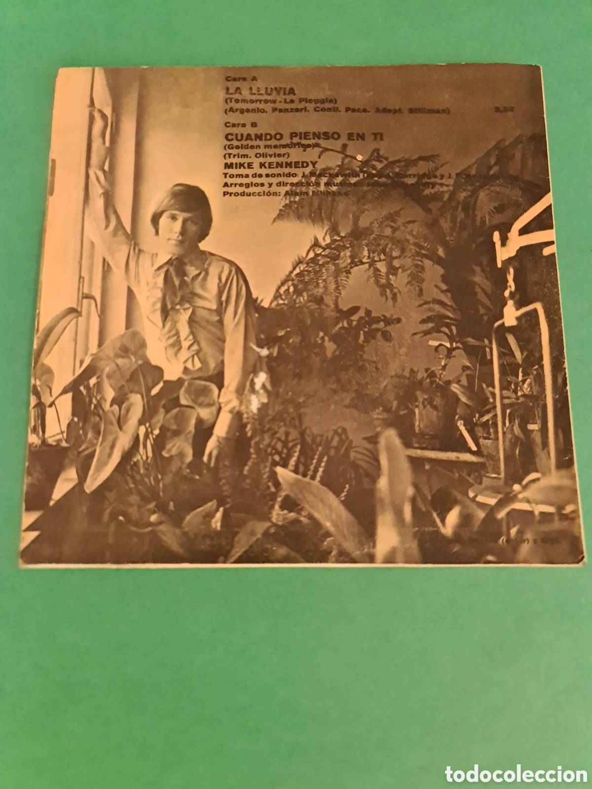 Discos de vinilo: Single Mike Kennedy / La Lluvia. - Foto 4