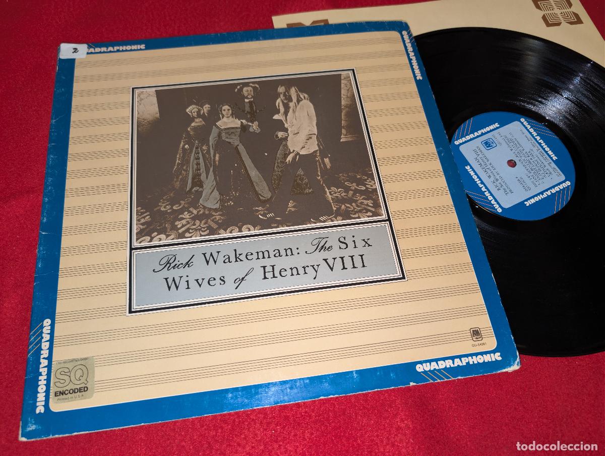 Discos de vinilo: RICK WAKEMAN The six wives of Henry VIII LP 1973 QUADRAPHONIC A&M USA US