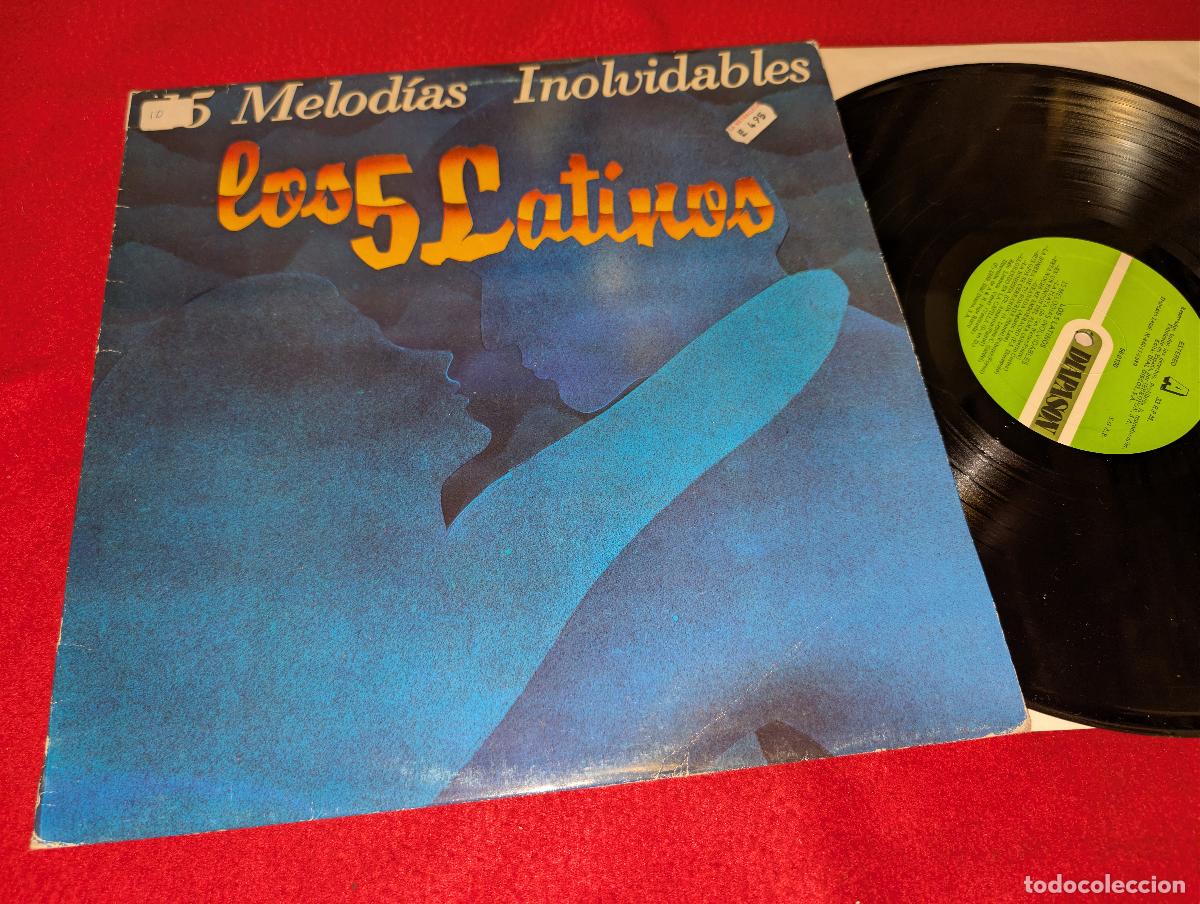 Discos de vinilo: LOS CINCO 5 LATINOS 15 melodias inolvidables LP 1989 Diapason ESPA&Ntilde;A SPAIN