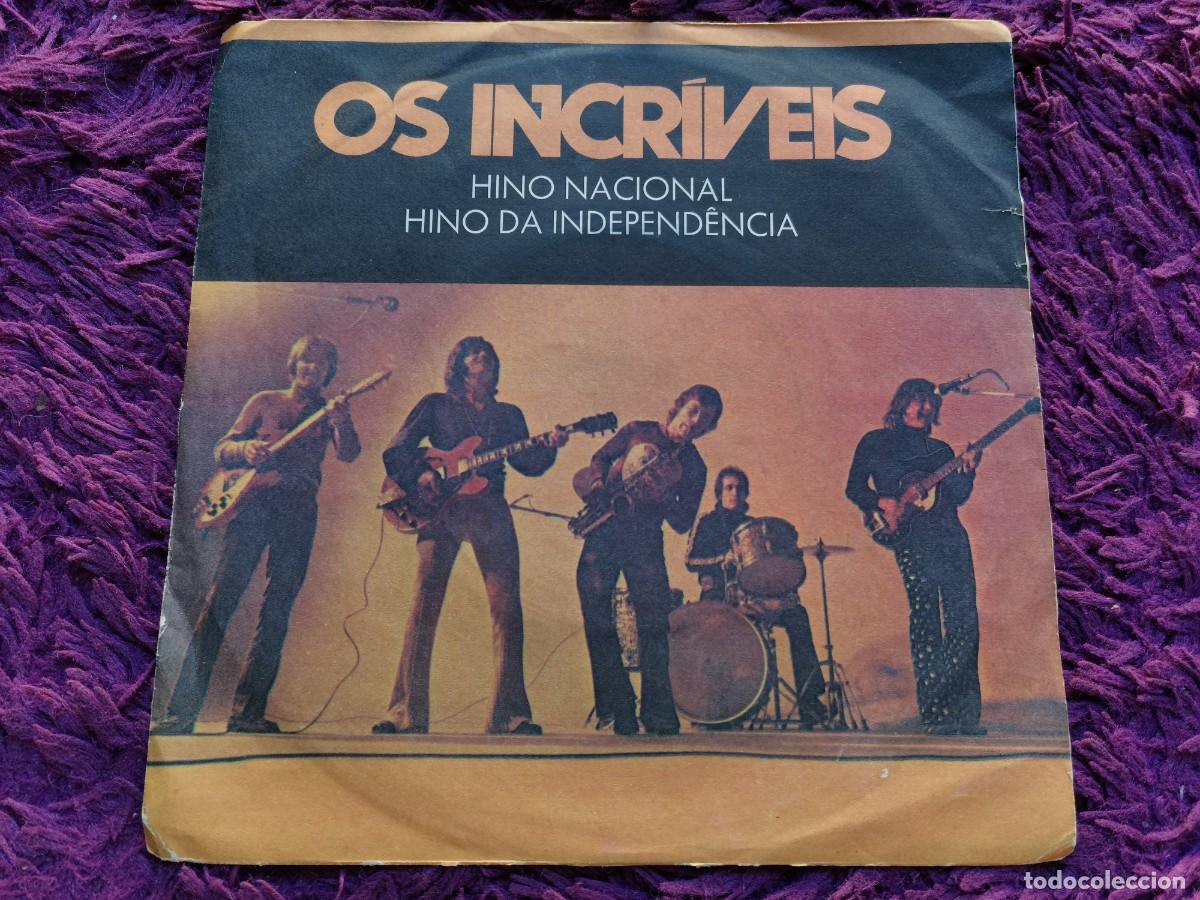 Discos de vinilo: Os Incr&iacute;veis &ndash; Hino Nacional Brasileiro Vinilo 7&rdquo; Single 1971 Brazil LC-6700