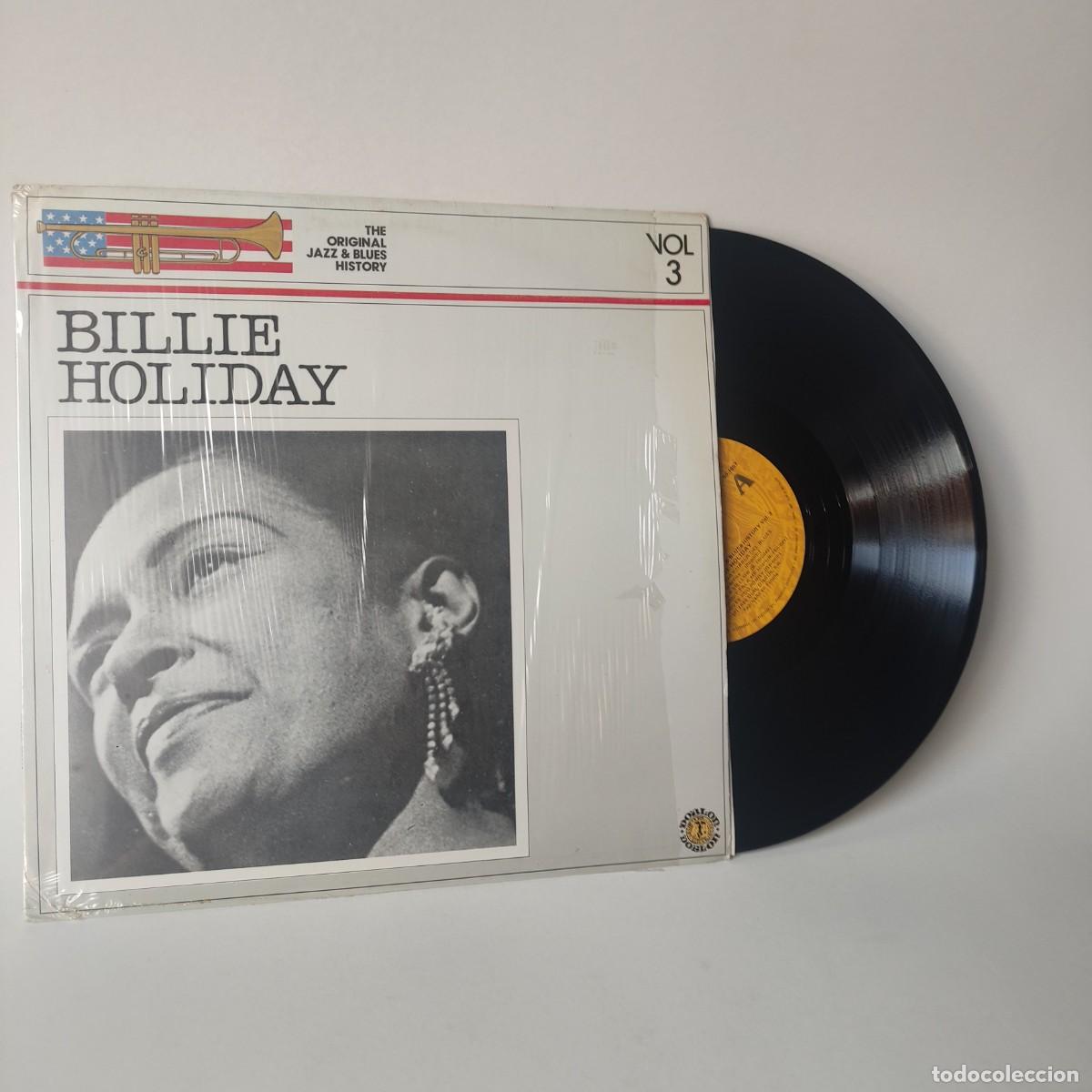 Discos de vinilo: BILLIE HOLIDAY : &rdquo;THE ORIGINAL JAZZ & BLUES HISTORY VOL.3&rdquo; LP * COMO NUEVO . CON PRECINTO A.* juani