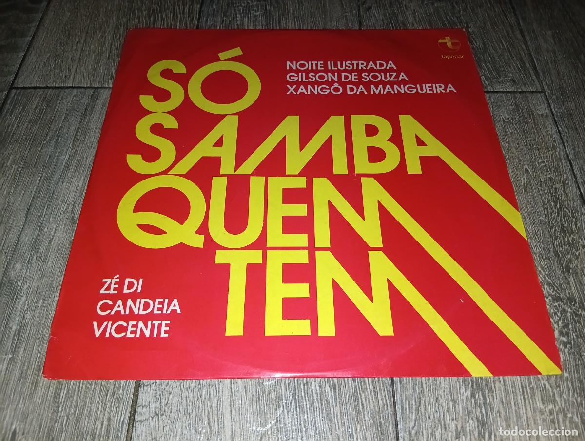 Discos de vinilo: Disco Vinilo LP ​​Samba - S&oacute; Samba Quem Tem (Tapecar, Noite Ilustrada, Xang&ocirc; da Mangueira)