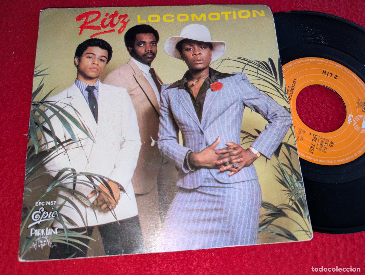 Discos de vinilo: RITZ Locomotion/Lazy love 7'' SINGLE 1979 Epic FRANCE FRANCIA