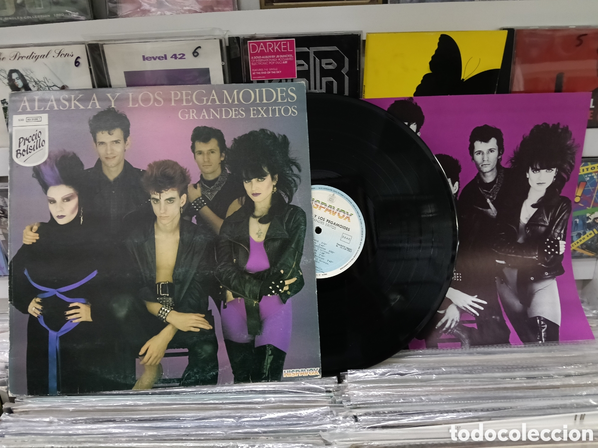 Discos de vinilo: Grandes &eacute;xitos de Alaska y los pegamoides 1984 - Foto 1