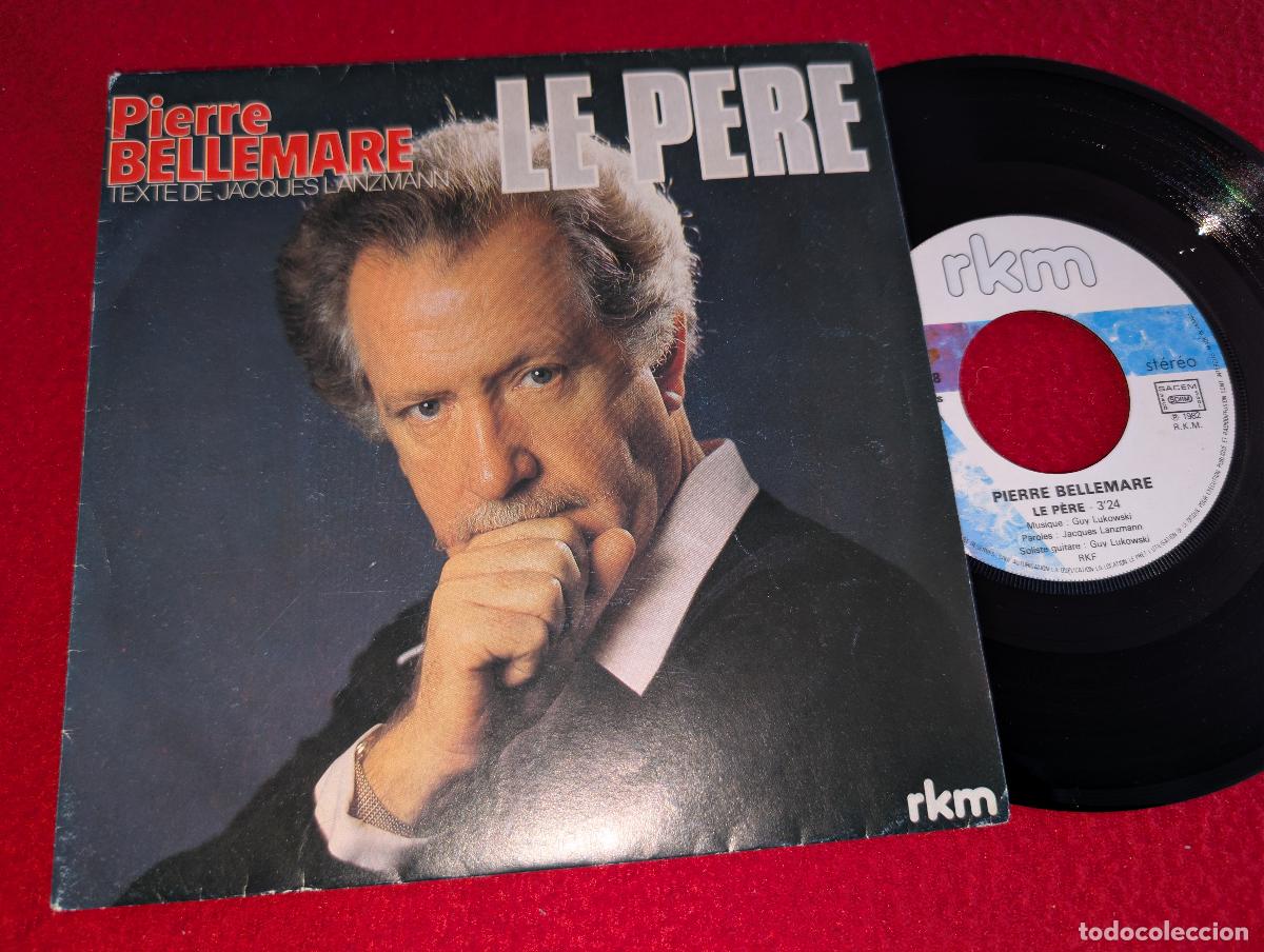 Discos de vinilo: JACQUES LANZMANN & LUKOWSKI Le pere Pierre Bellemare 7'' SINGLE 1982 RKM FRANCE