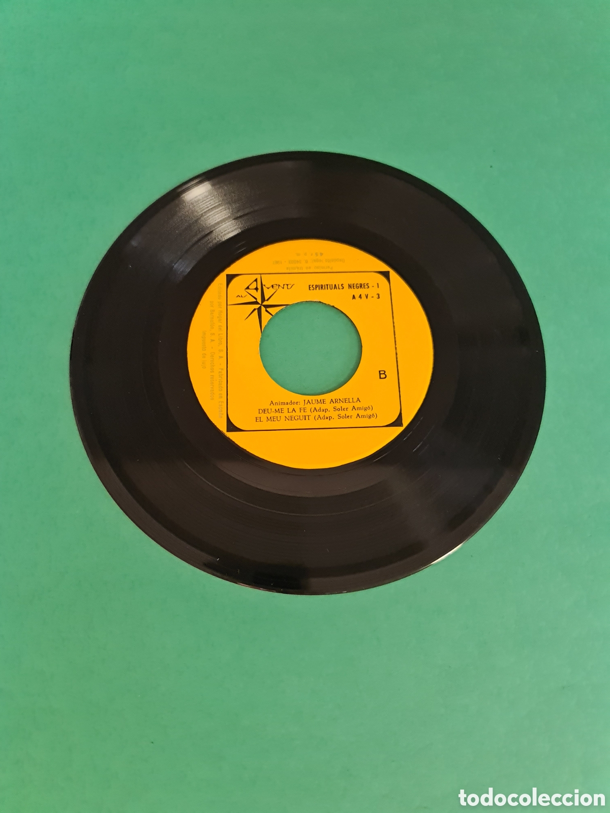 Discos de vinilo: Single Espirituals Negres. Kumbaya. - Foto 2