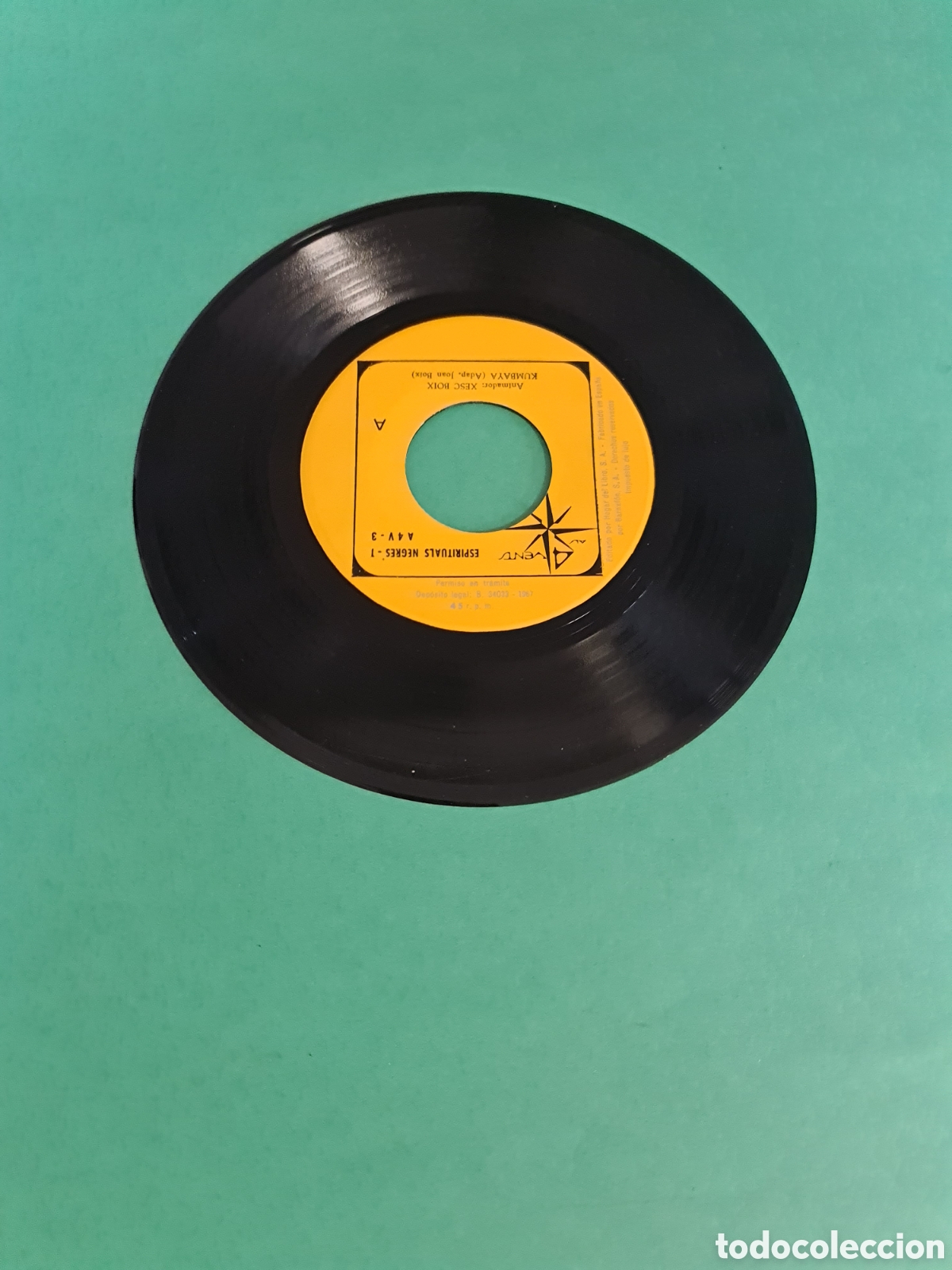 Discos de vinilo: Single Espirituals Negres. Kumbaya. - Foto 3