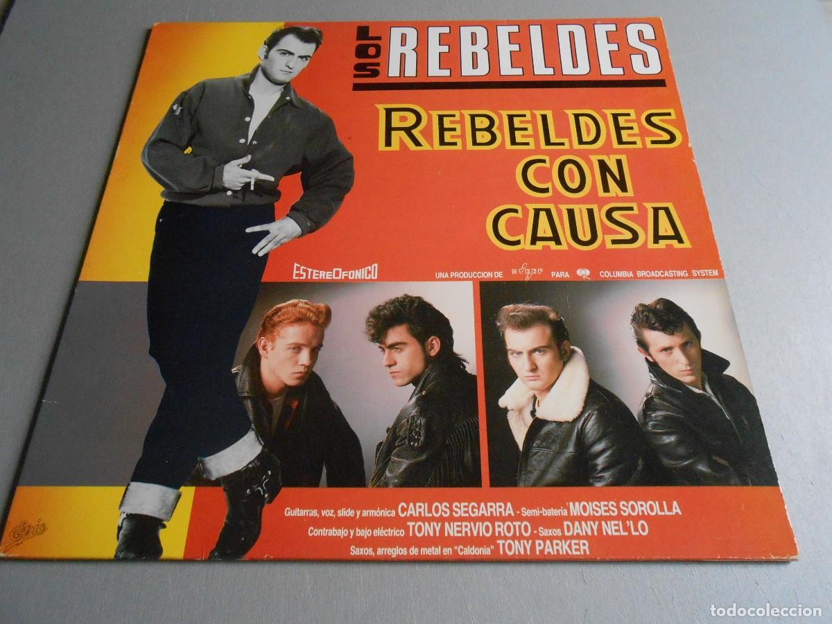 Discos de vinilo: REBELDES, LOS - REBELDES CON CAUSA -, LP, QUIERO SER UNA ESTRELLA + 9, A&Ntilde;O 1986, EPIC EPC 32.798