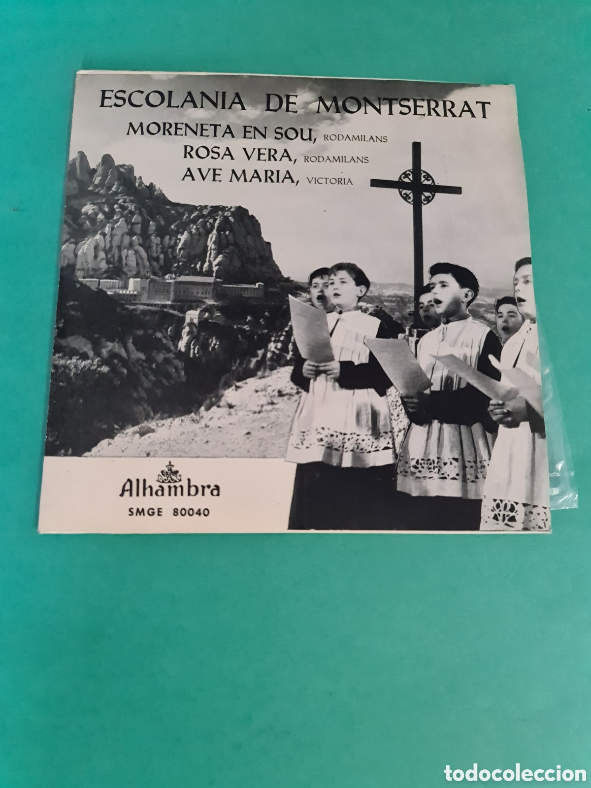 Discos de vinil: Single Escolania de Montserrat. Moraneta en Sou.