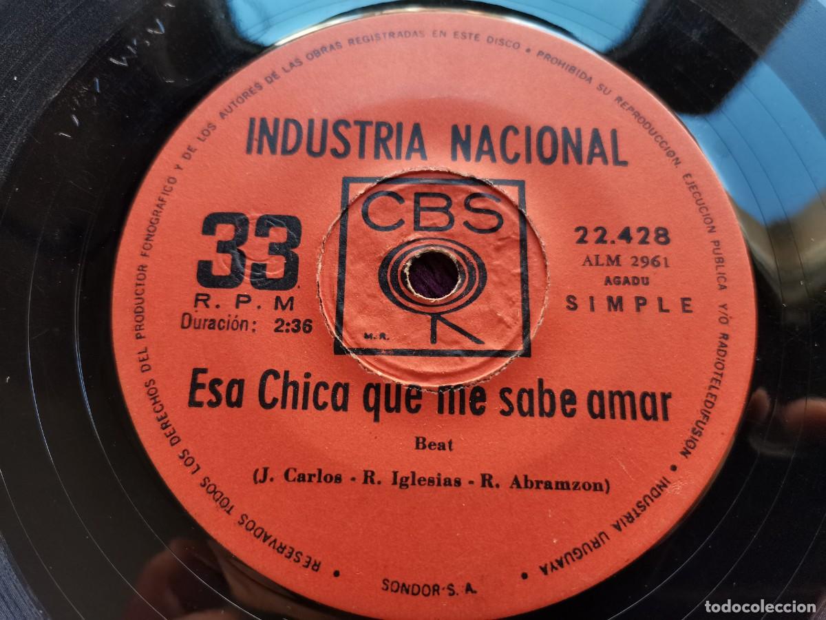 Discos de vinilo: Industria Nacional &ndash; Esa Chica Que Me Sabe Amar Vinilo 7&rdquo; Single Uruguay 22428