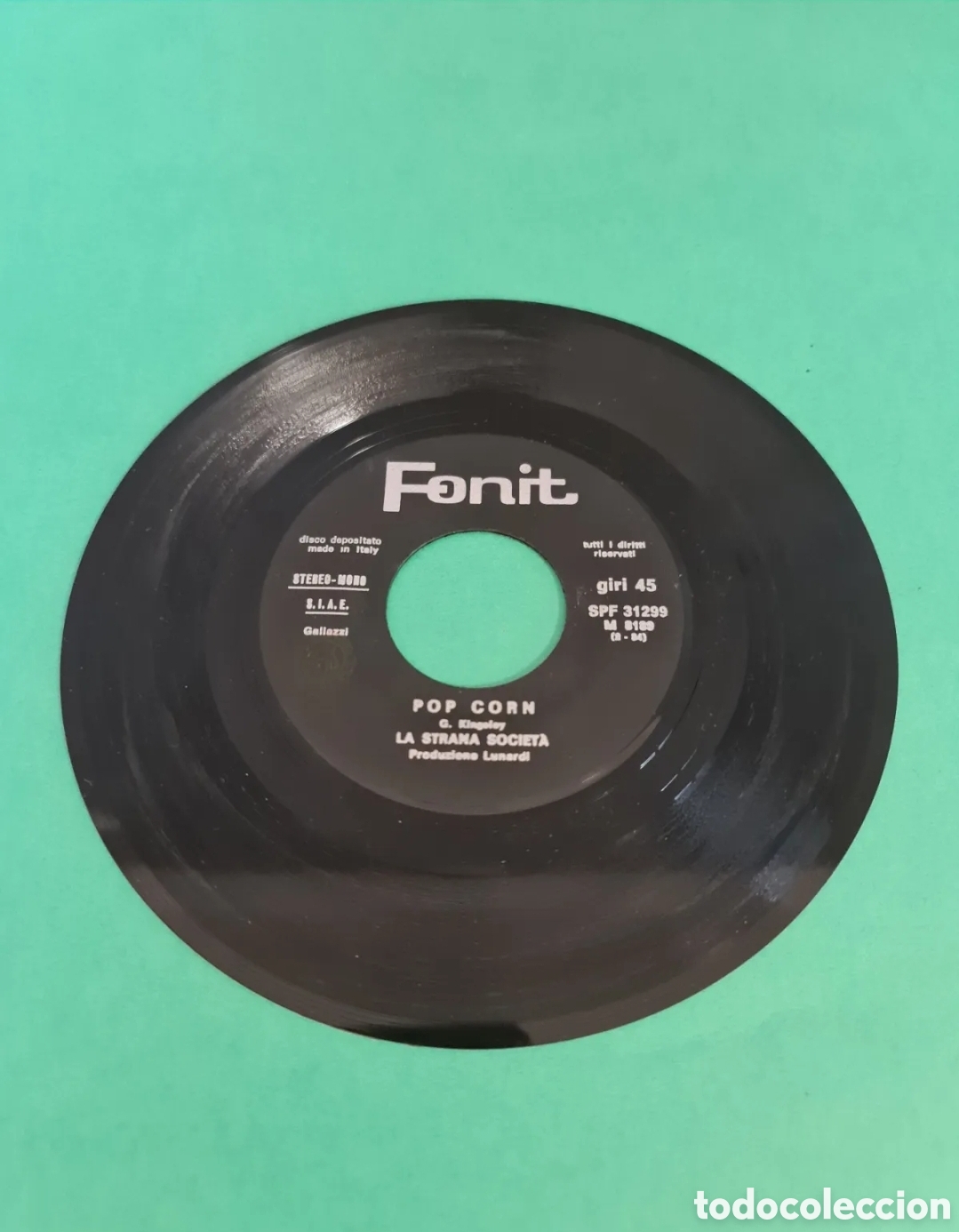 Discos de vinilo: Single POP CORN. La strana societa. - Foto 2