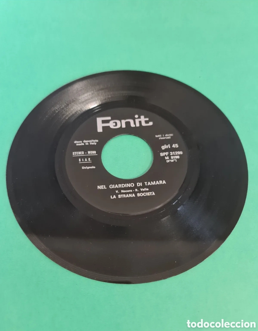 Discos de vinilo: Single POP CORN. La strana societa. - Foto 3