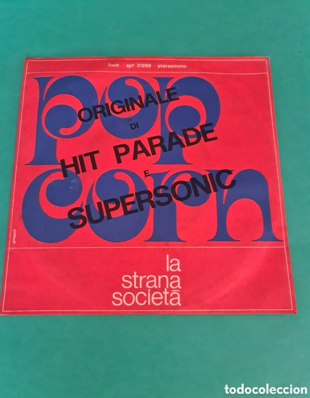 Discos de vinilo: Single POP CORN. La strana societa. - Foto 4