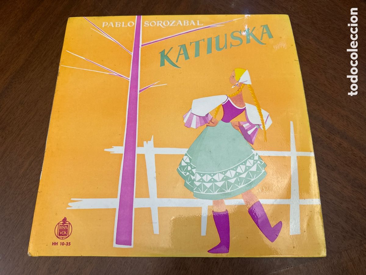 Discos de vinilo: LP. KATIUSKA. PABLO SOROZABAL. HISPAVOX - Foto 6