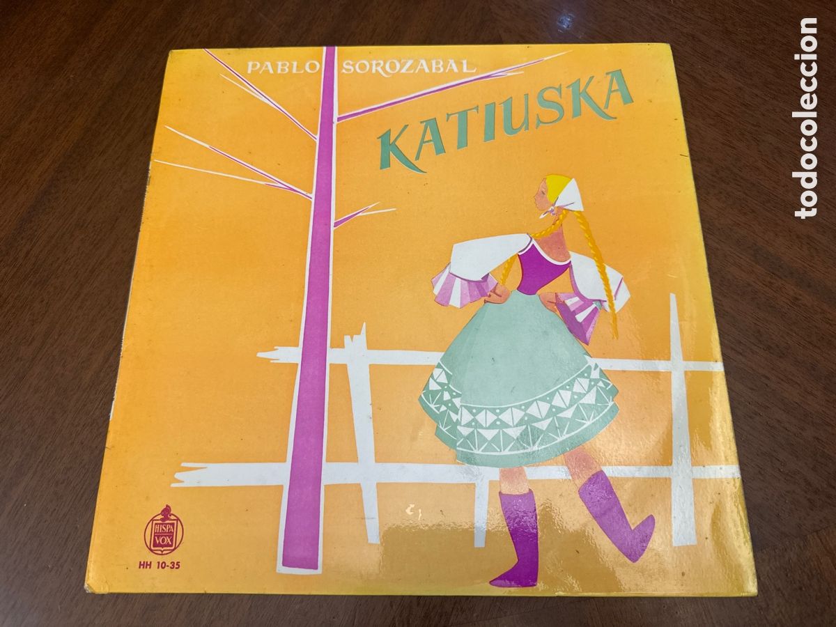 Discos de vinilo: LP. KATIUSKA. PABLO SOROZABAL. HISPAVOX