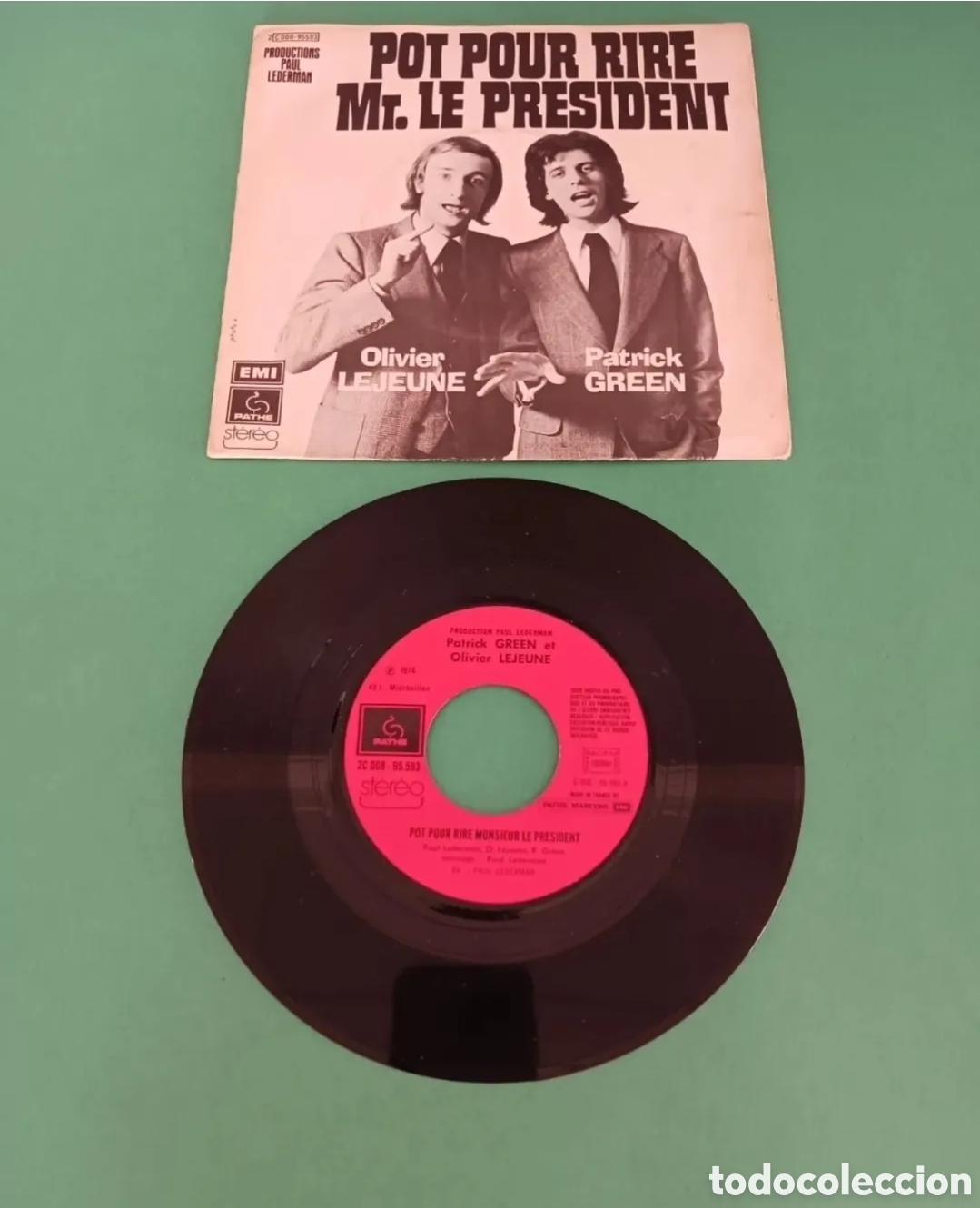 Discos de vinilo: POT POUR RIRE Mr.LE PRESIDENT. Single - Foto 3