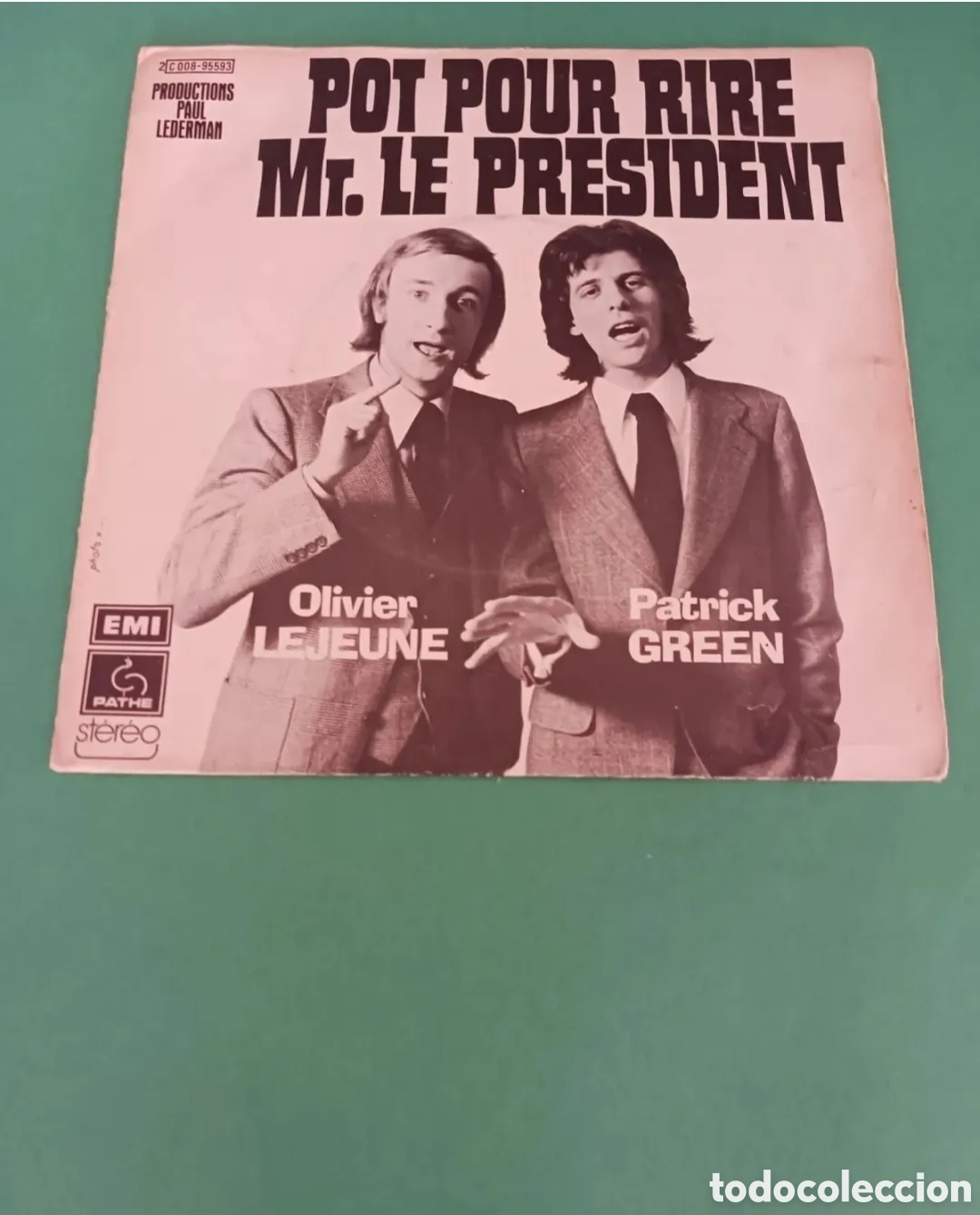 Discos de vinilo: POT POUR RIRE Mr.LE PRESIDENT. Single - Foto 4