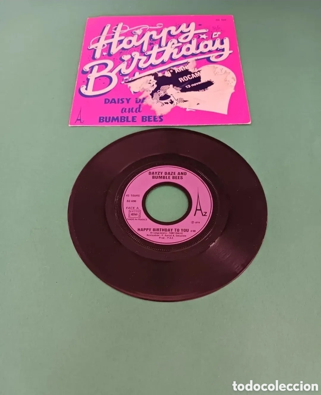 Discos de vinilo: Happy Birthday, single. - Foto 3