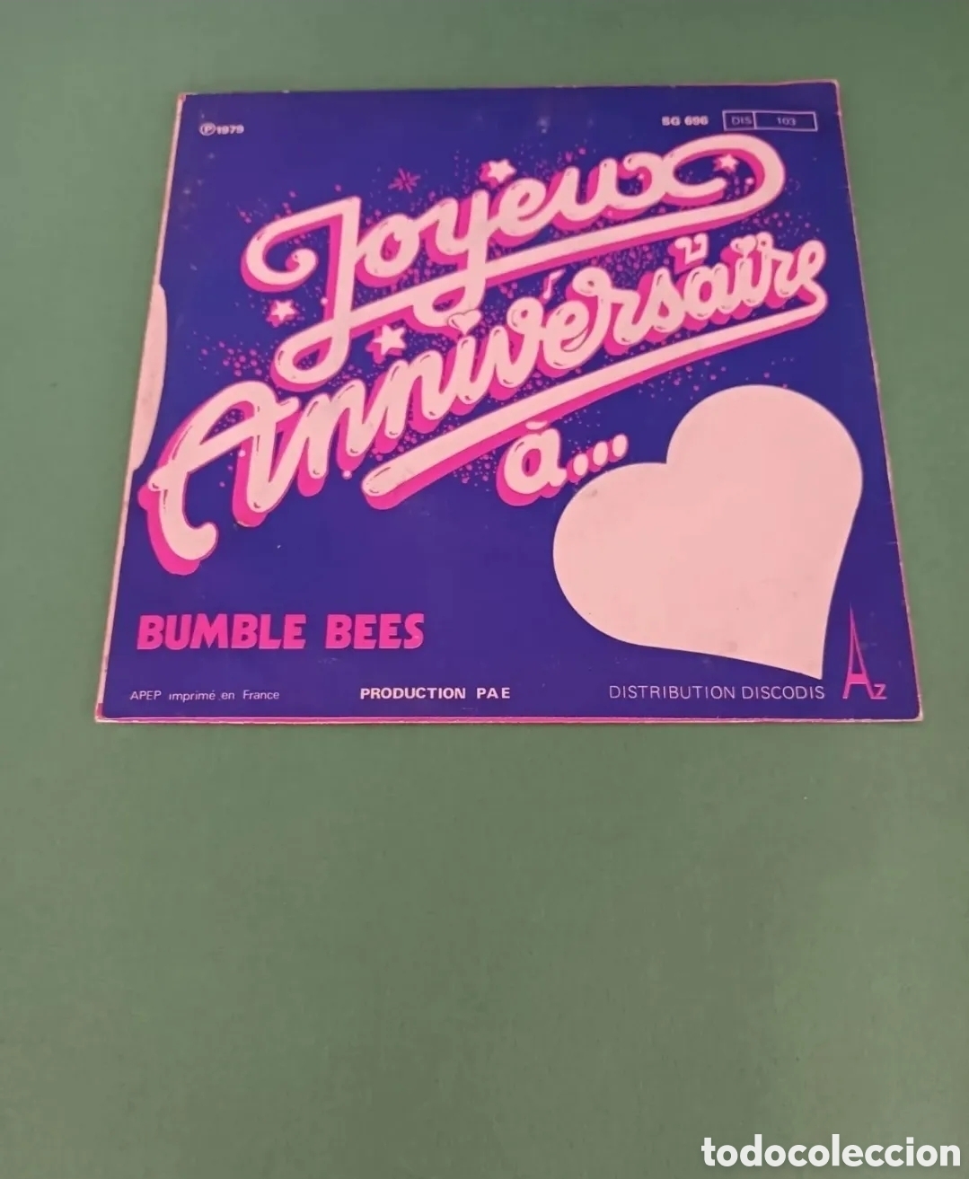 Discos de vinil: Happy Birthday, single.