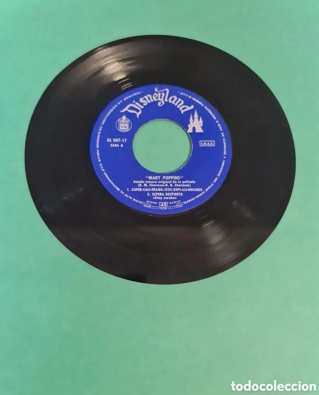 Discos de vinilo: Single Mary Poppins. Walt Disney. - Foto 2