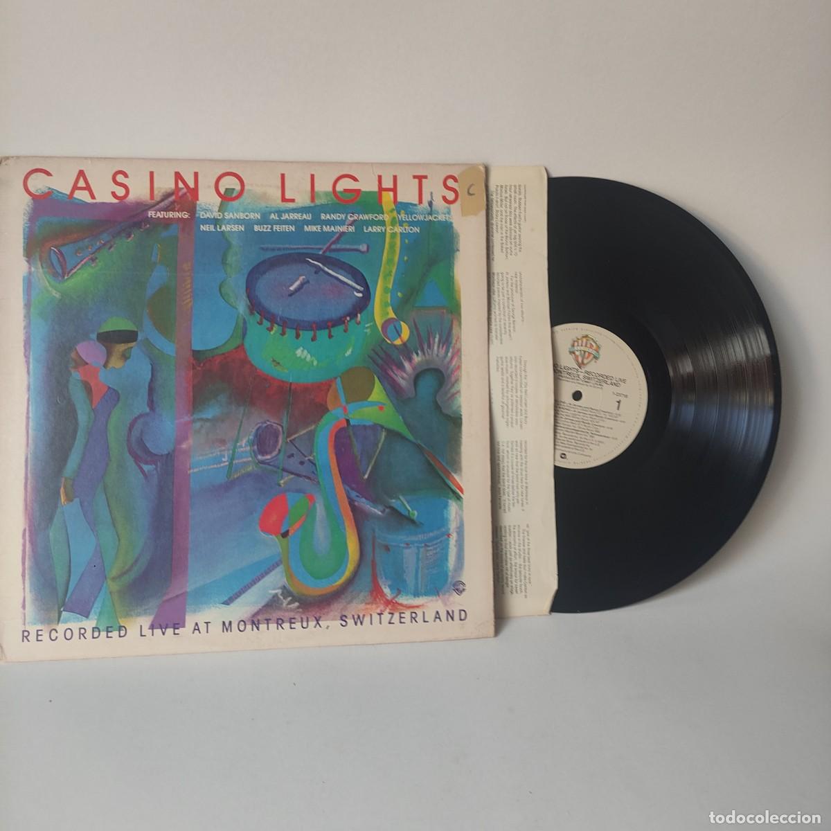 Discos de vinilo: Casino Lights (Al Jarreu, Yellow Jackets, Mike Mainieri..) LPCompilaci&oacute;n jazz ** COMO NUEVO ** juani