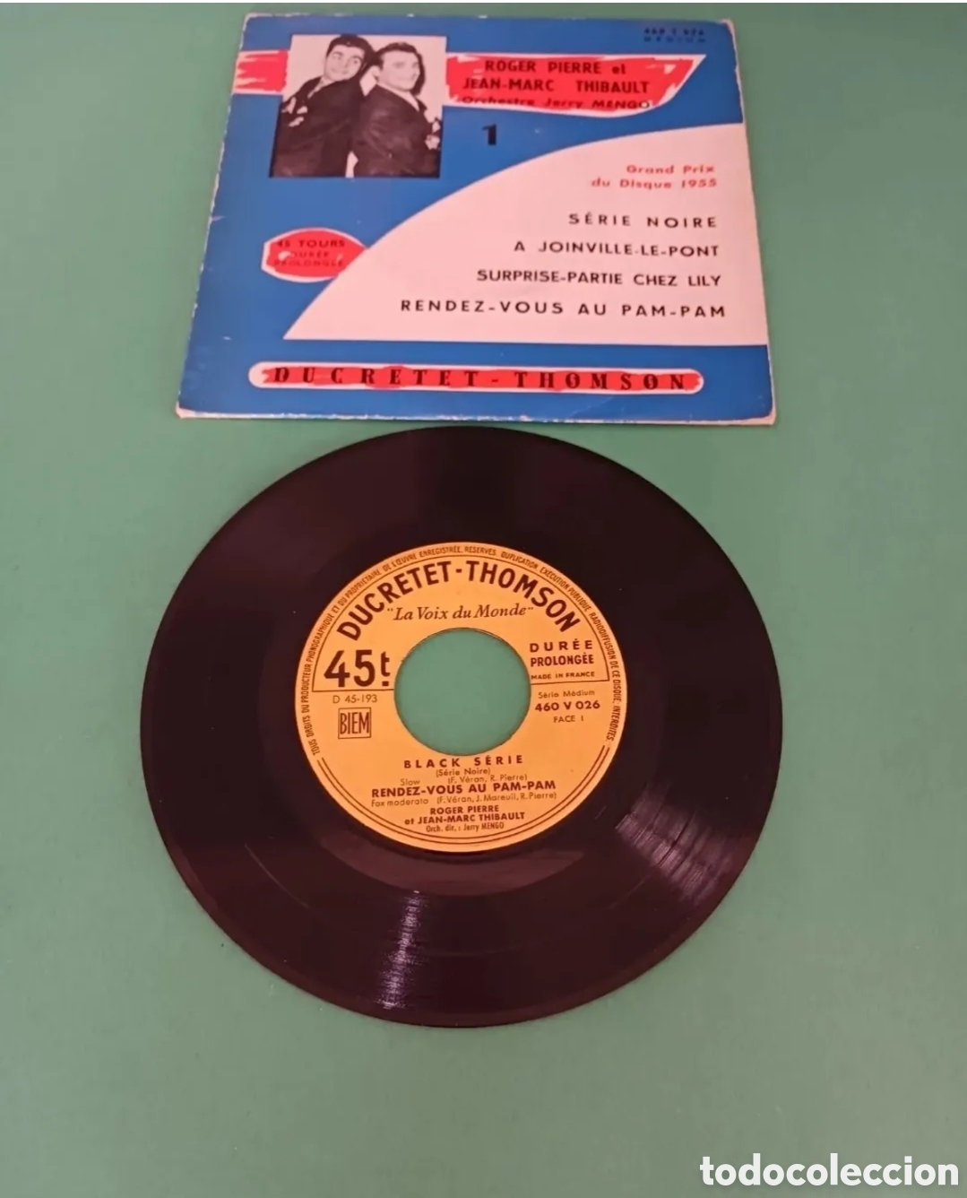 Discos de vinilo: Roger Pierre et Jean-Marc Thibault. Single. - Foto 2